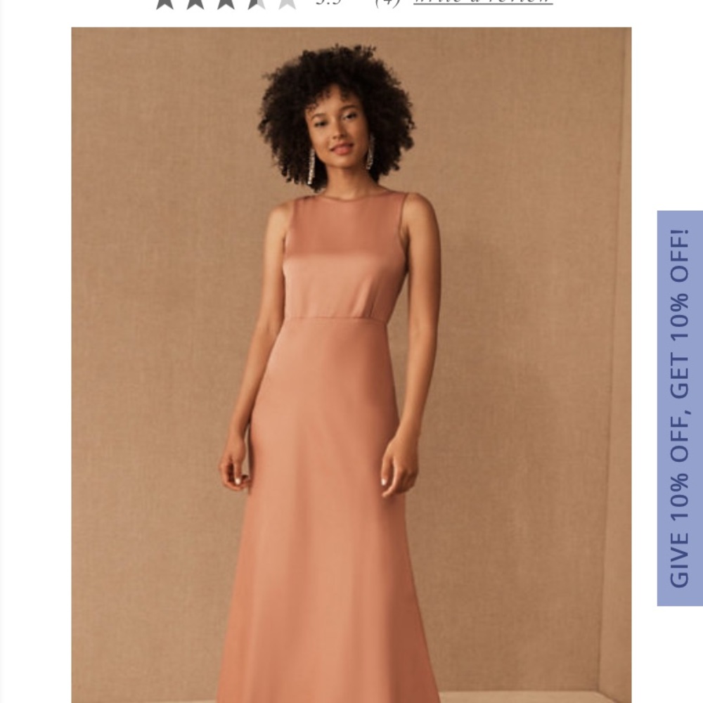 BHLDN “Beckett” Bridesmaid Gown- Sedona Sunset Sz 8